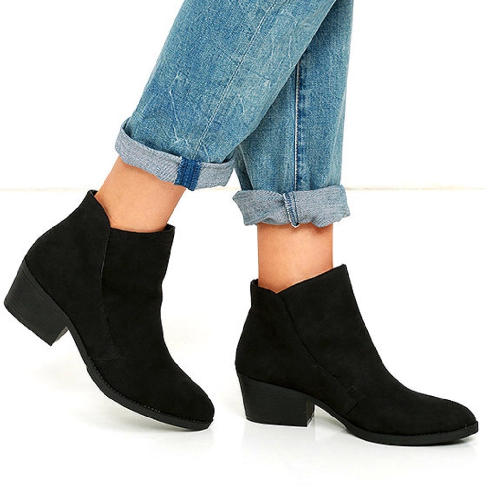 The Century Black Flat Chelsea Ankle Booties